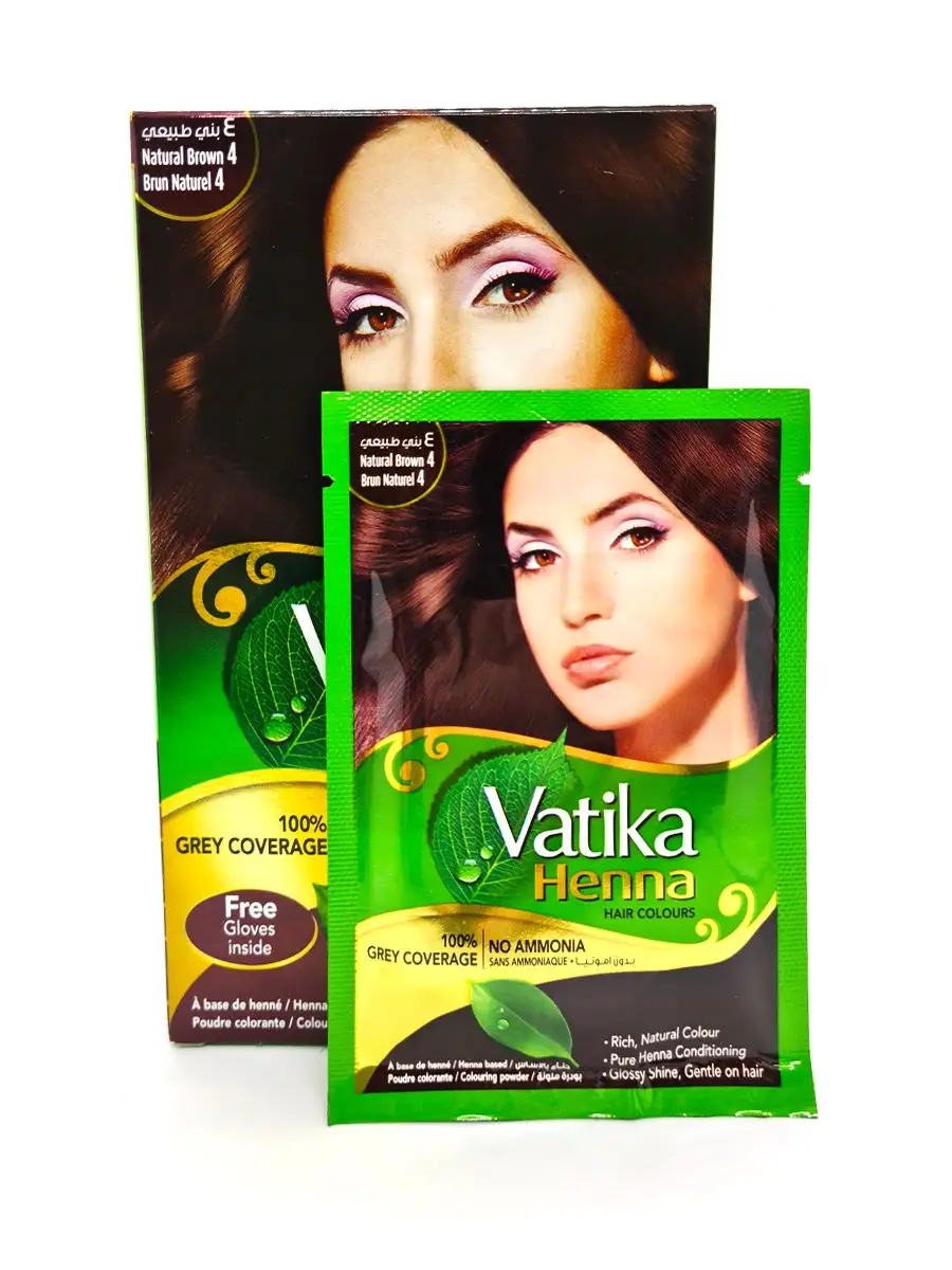 Хна для волос Vatika Natural Brown 