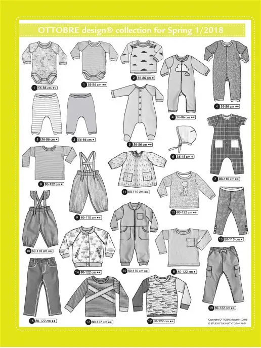 OTTOBRE design журнал kids 1 2018, вариант, фото 2