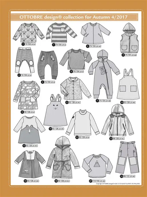 OTTOBRE design журнал kids 4 2017, вариант, фото 2