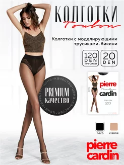 Колготки капроновые с имитацией чулков 20/120 Ден PIERRE CARDIN 16983668 купить за 288 ₽ в интернет-магазине Wildberries