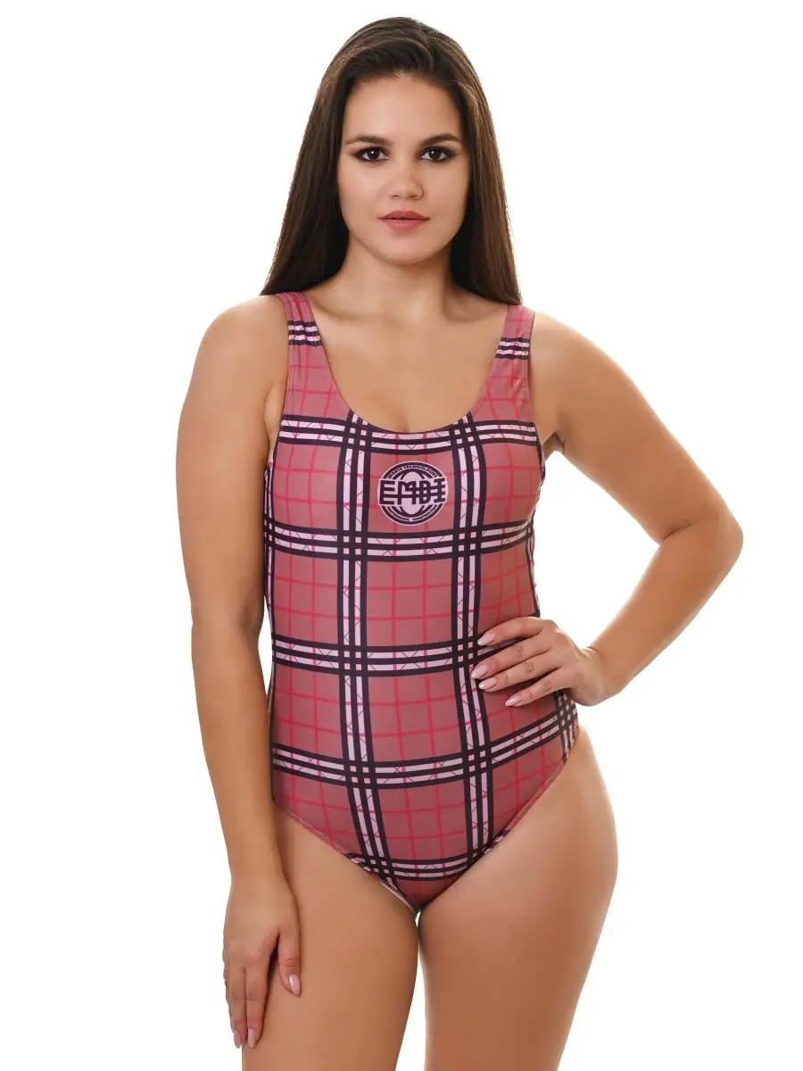 Роскошный коктейльный купальник с эффектным принтом. 