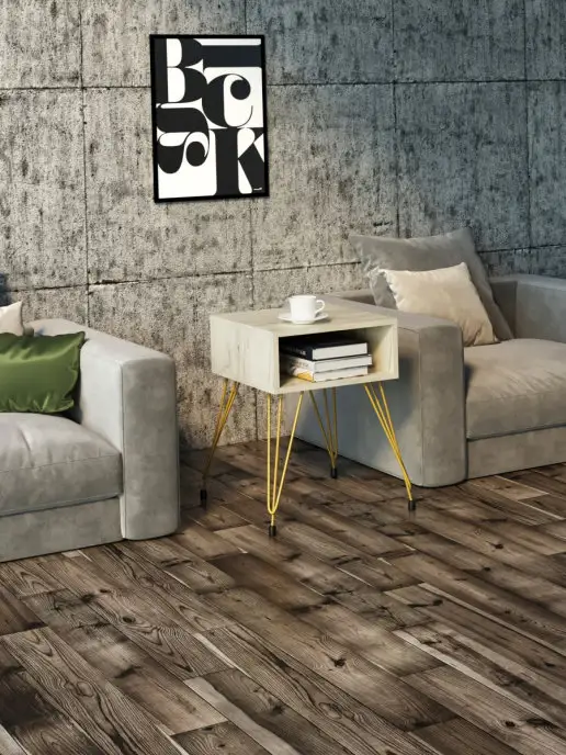 WOODSTEEL Прикроватная тумба лофт, желтый, фото 3