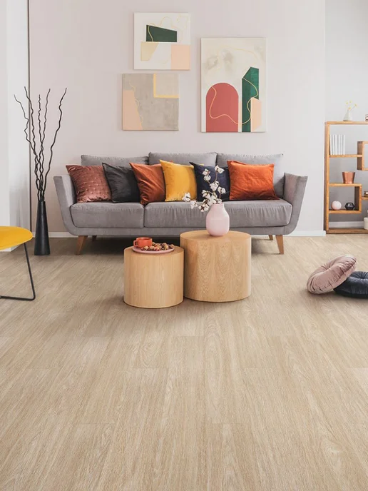 Tarkett Кварцвиниловый ламинат ПВХ плитка Lounge Simple 2,09 м2, бежевый, фото 2