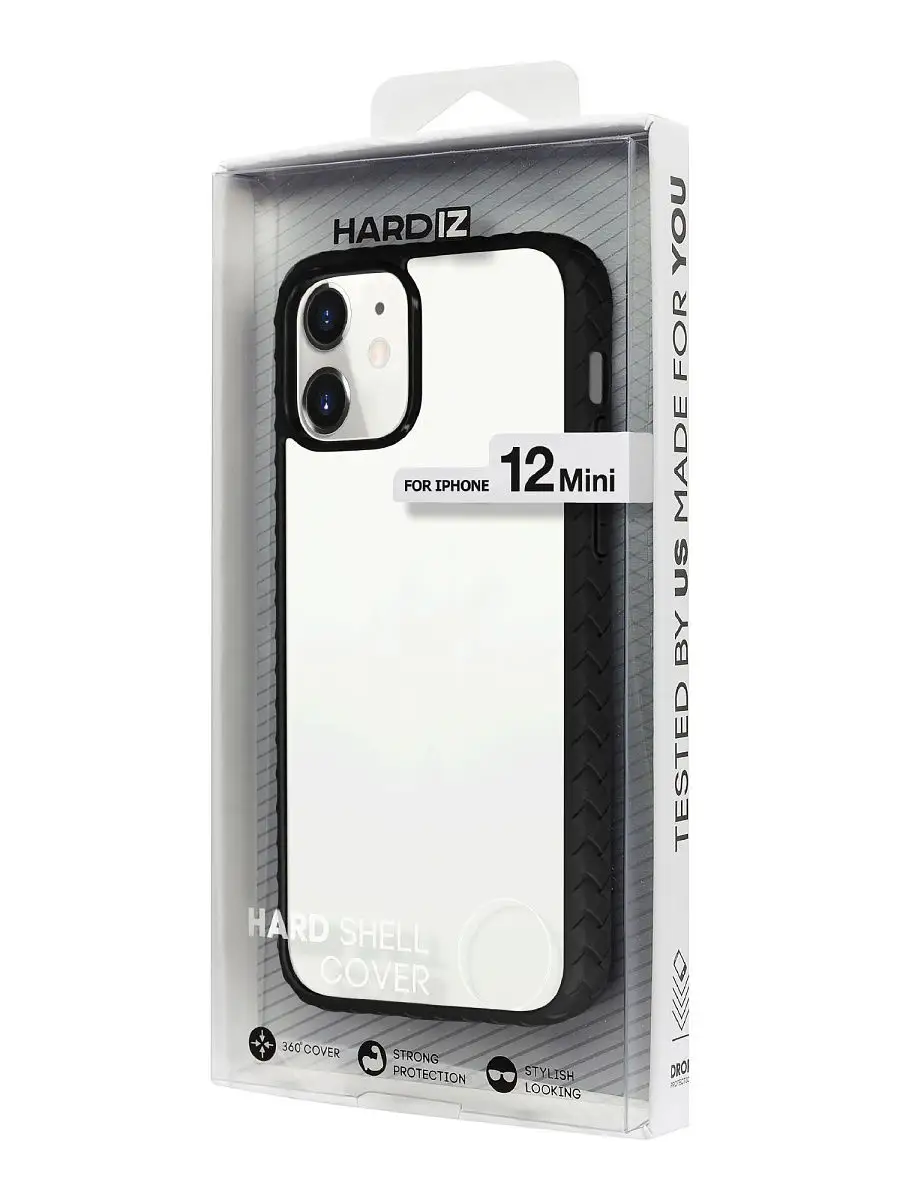 Защитная комбинированная панель HARDIZ Weaved Crystal Case for iPhone 12  Mini - Black/Черный Hardiz 17029716 купить в интернет-магазине Wildberries