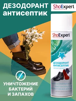 Дезодорант для обуви от запаха, антисептик 250 мл Shoexpert 17032029 купить за 372 ₽ в интернет-магазине Wildberries