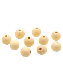 Деревянные бусины неокрашенные 12мм 30шт АЙРИС 17033599 купить за 119 ₽ в интернет‑магазине Wildberries