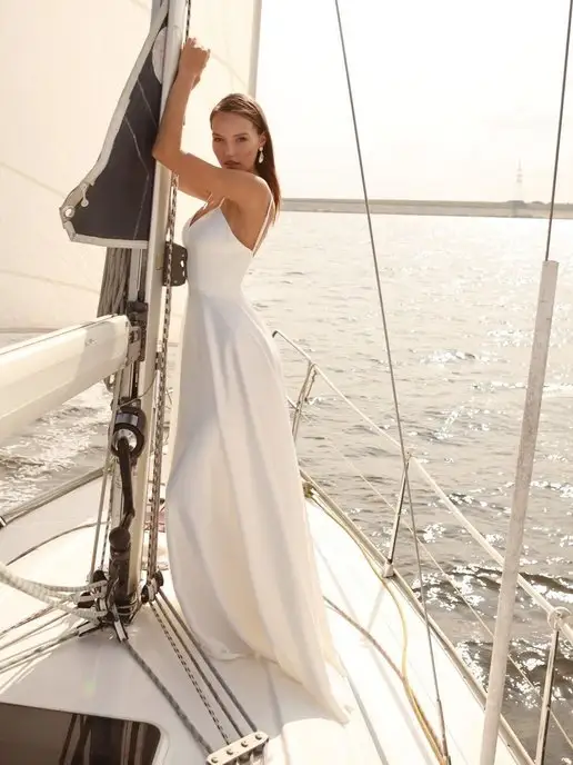 OZEROVA Wedding Dress Свадебное платье белое, белый, фото 3
