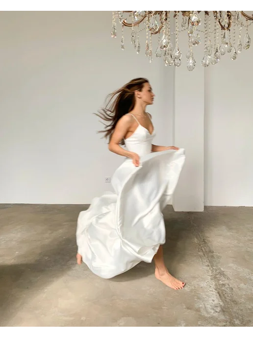 OZEROVA Wedding Dress Свадебное платье белое, белый, фото 5