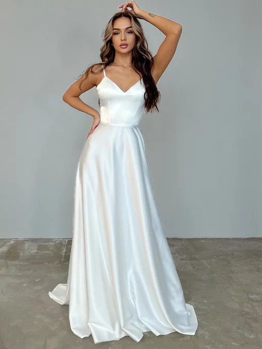OZEROVA Wedding Dress Свадебное платье белое, белый, фото 8