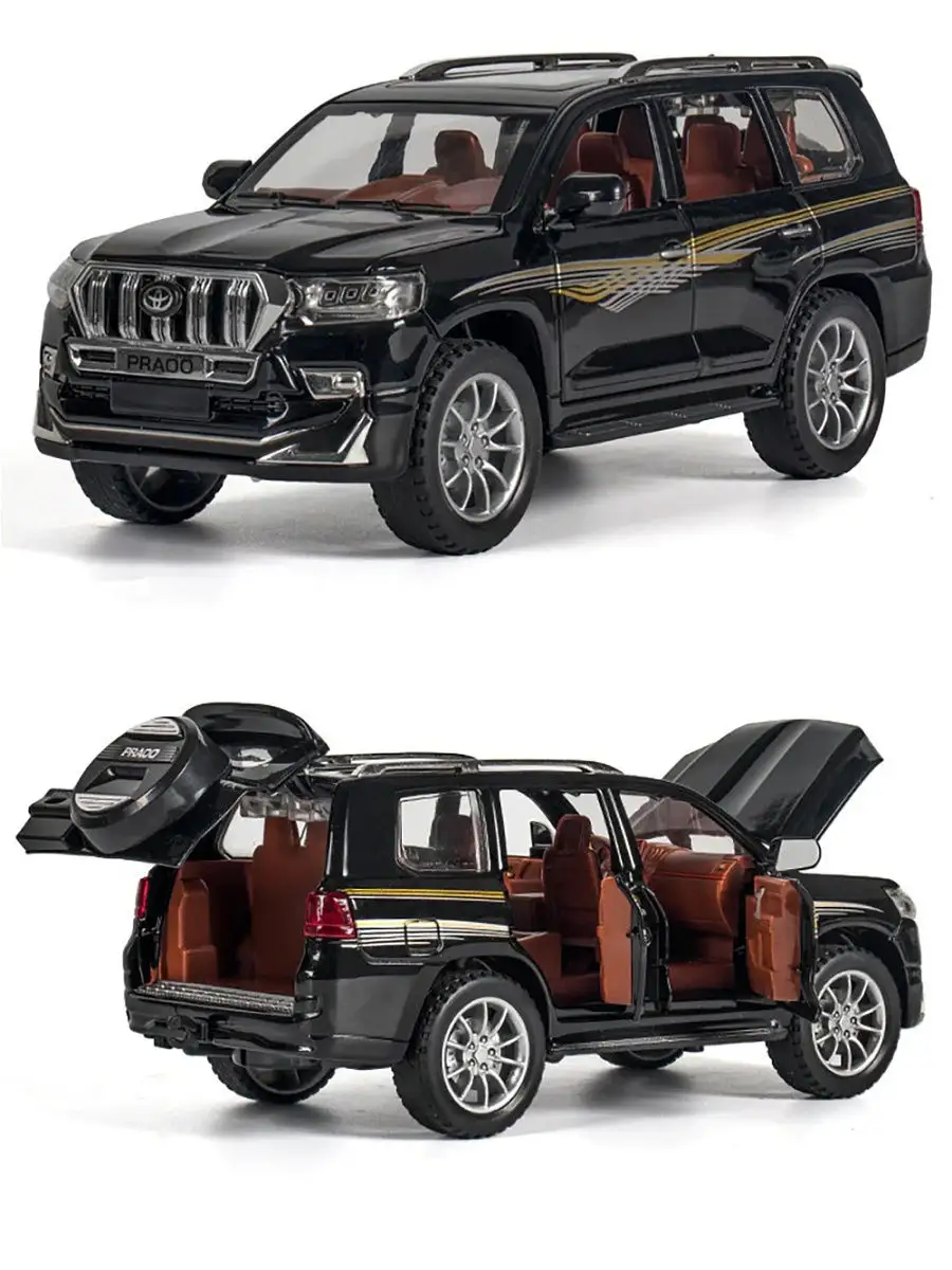 Машинка Toyota Land Cruiser Prado/моделька Тойота прадо BBoss 17119250  купить в интернет-магазине Wildberries