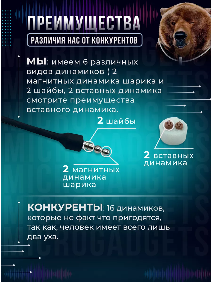 Микронаушник магнит Magnet Premium Connect - manikyrsha.ru