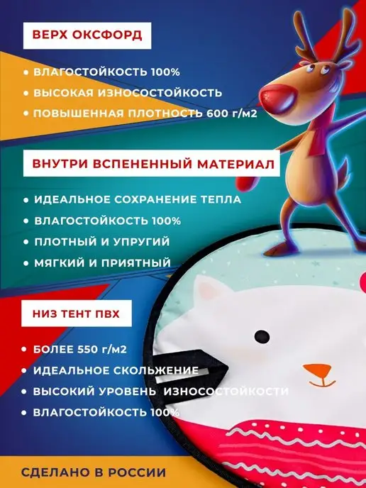 Fani&Sani Ледянка мягкая для горки, голубой, фото 3