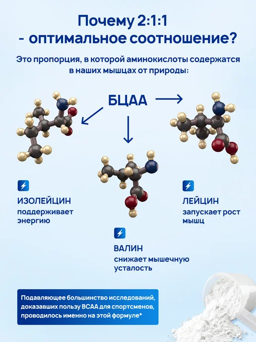 BIGSNT Bcaa порошок 2-1-1 аминокислоты комплексные для спорта 150 г, 400 г, фото 6