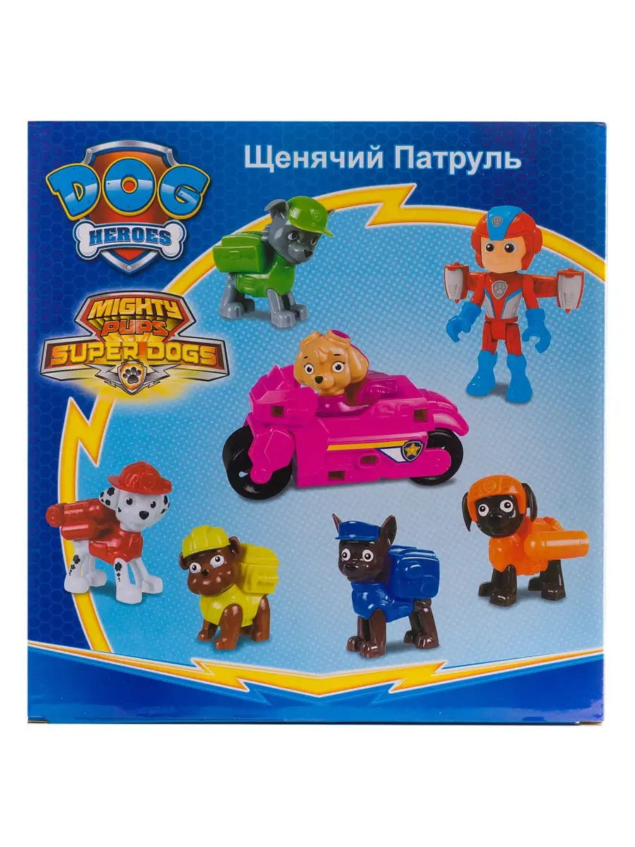 Щенячий патруль/PAW PATROL/ подарочный набор 7 героев Герои Детства  17214479 купить в интернет-магазине Wildberries