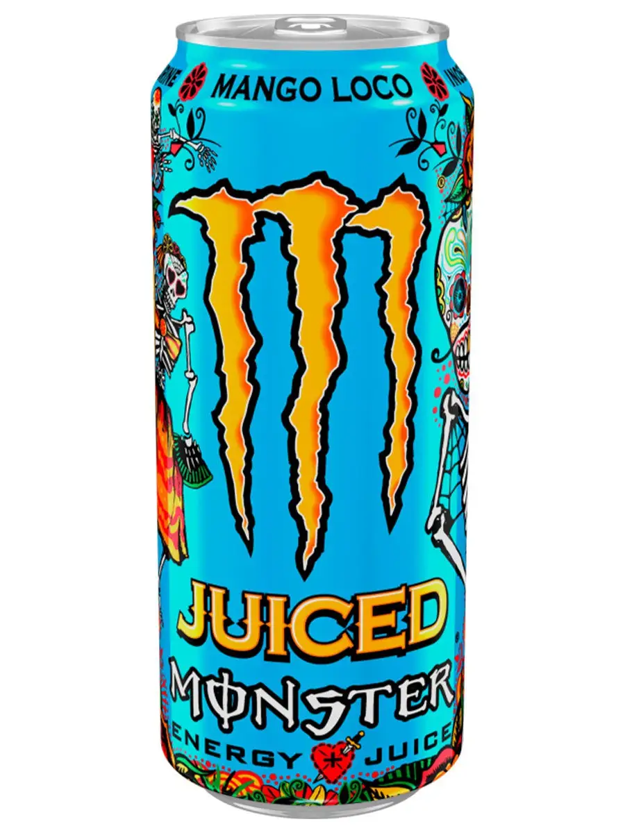 Энергетик напиток Монстер Энерджи Mango Loco манго, 500 мл Monster Energy  17250834 купить в интернет-магазине Wildberries