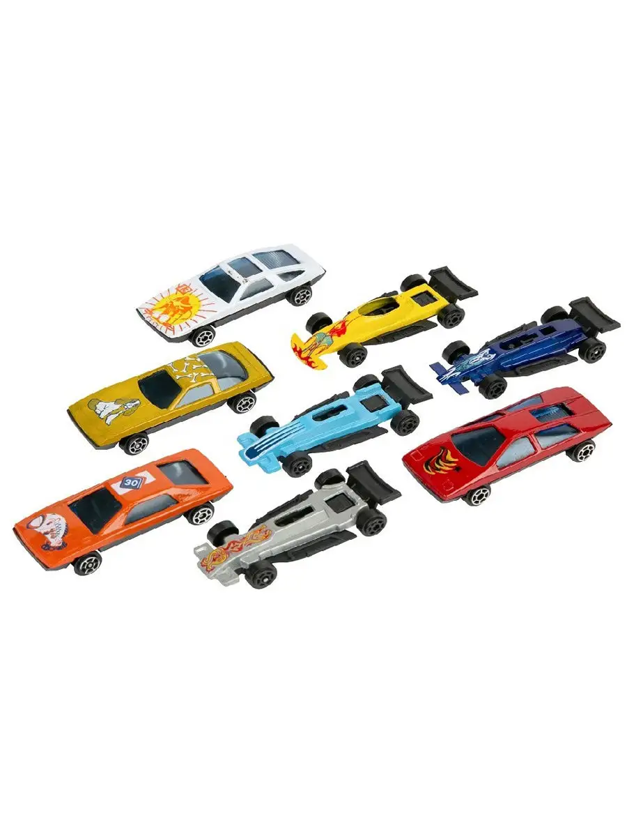 Набор металлических машинок 25 штук RusToyShop 17251343 купить за 582 ₽ в  интернет-магазине Wildberries