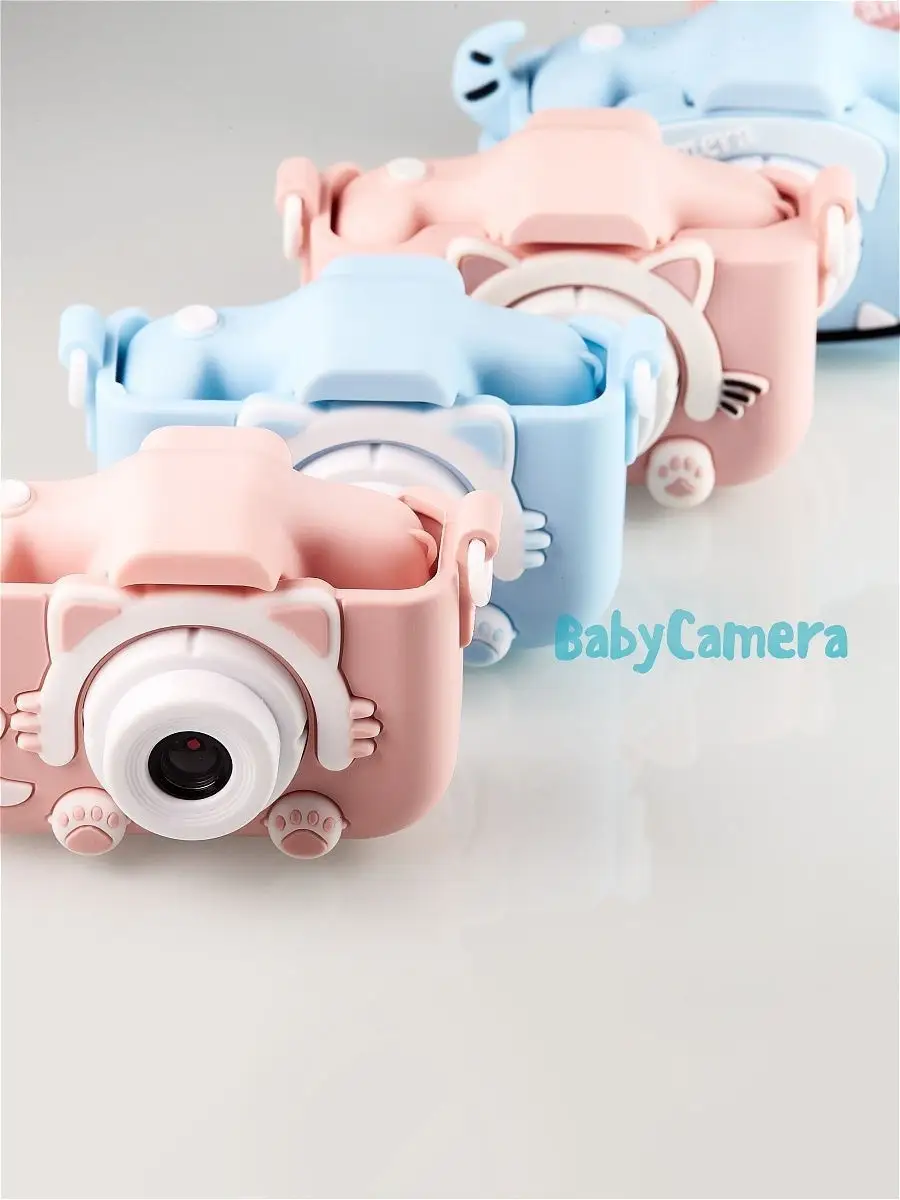 Развивающий детский фотоаппарат с селфи камерой и играми Детский  фотоаппарат Babycamera 17252002 купить в интернет-магазине Wildberries