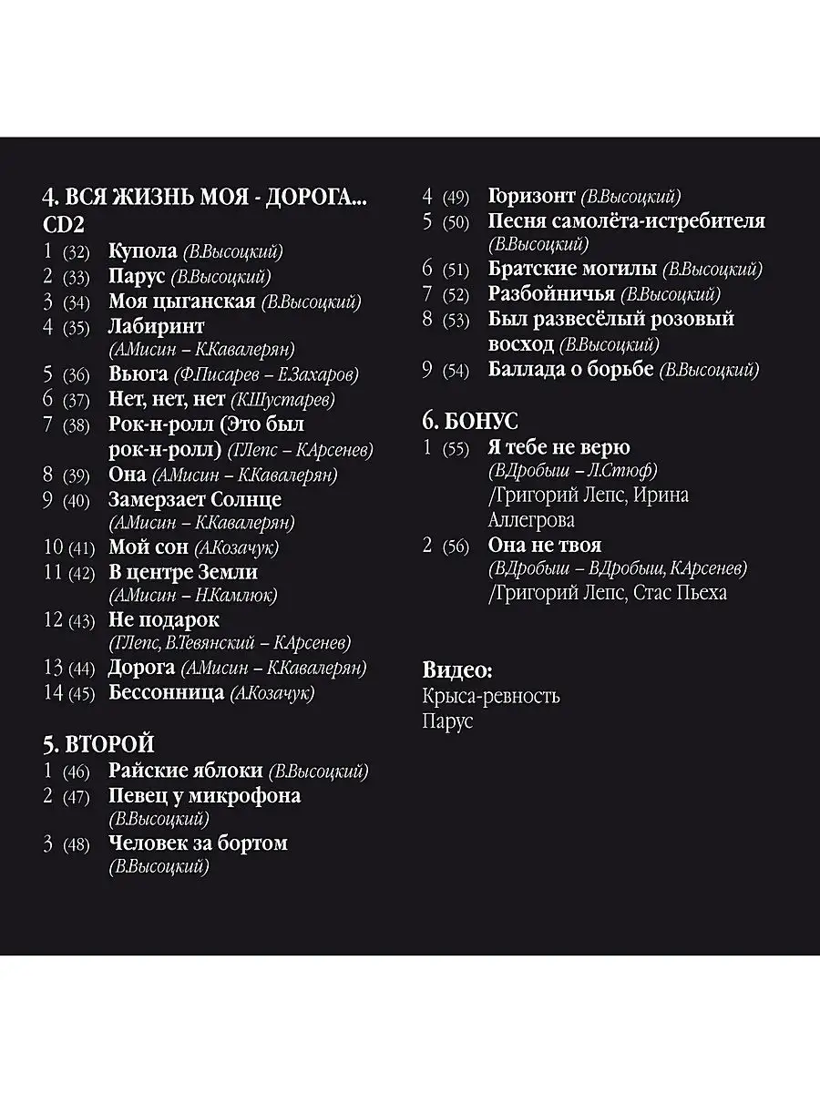 Лепс Григорий CD2 (компакт-диск MP3) RMG 17258730 купить за 209 ₽ в  интернет-магазине Wildberries