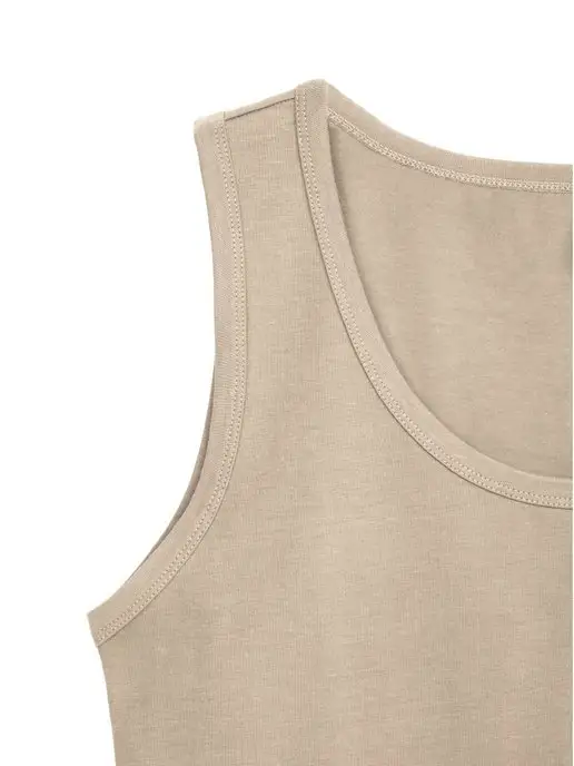 CONTE Elegant Майка базовая COMFORT LM 566, бежевый, фото 6