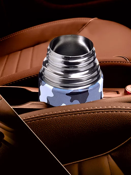 Термос маленький военный для чая - фото 10