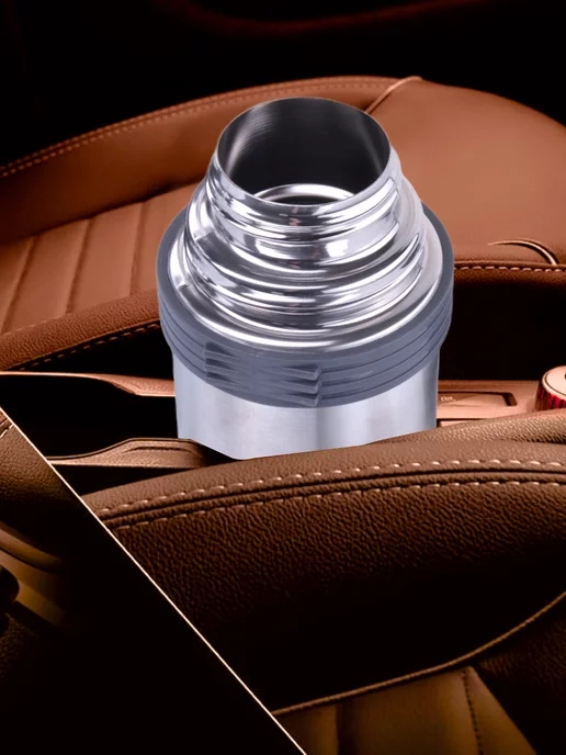 Термос 0.5 для чая металлический с кружкой - фото 10