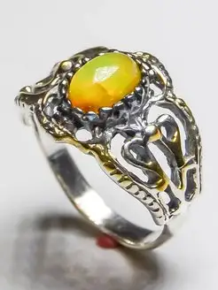 Серебряное кольцо с опалом NARIMAN JEWELLERY 17301514 купить за 2 765 ₽ в интернет‑магазине Wildberries