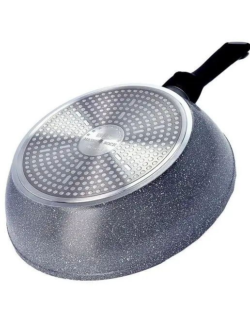 Сковорода с антипригарным покрытием и съемной ручкой, 26 см - фото 5