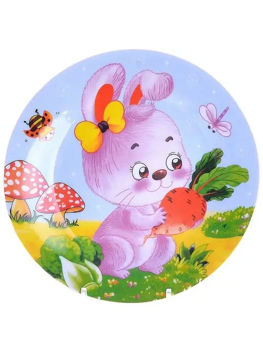 Набор детской посуды фарфор 3 предмета - фото 2