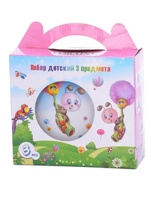 Набор детской посуды 3 предмета - фото 16