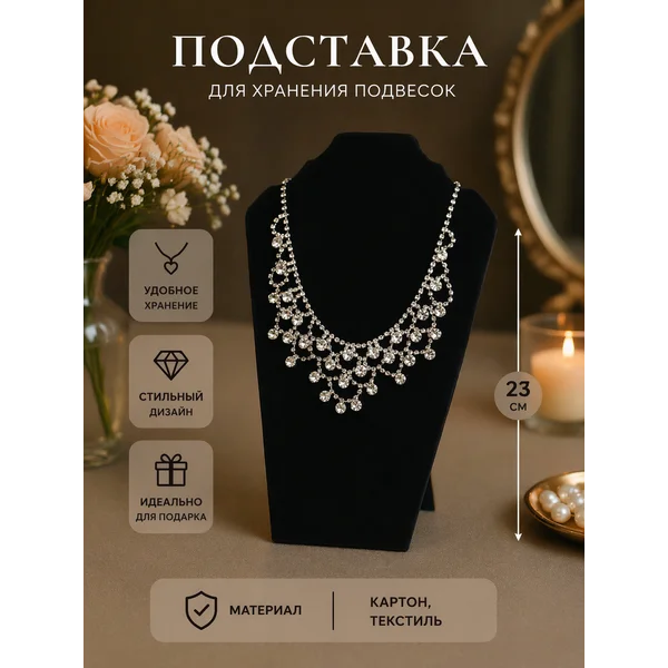 Бюст для украшений, подставка под кулоны
