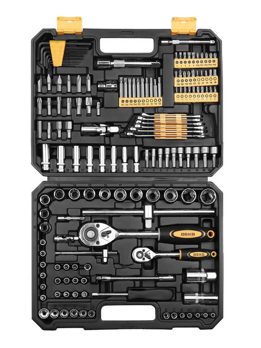 Профессиональный набор инструментов для авто DKAT150 в чемодане (150  предметов), 065-0912 DEKO 17369223 купить в интернет-магазине Wildberries