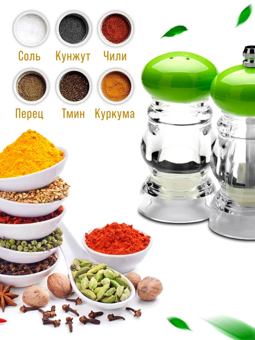 Набор для специй солонка и перечница - фото 5