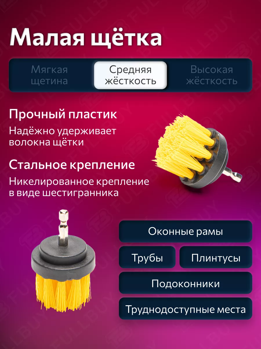 Щетки для дрели и шуруповерта FULLBUY 17376715 купить за 1 217 ₽ в  интернет-магазине Wildberries