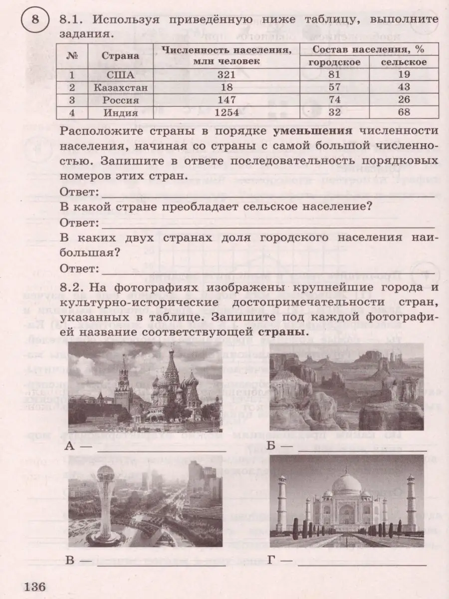 ВПР География 6 класс 15 вариантов. Типовые задания ФГОС Экзамен 17398139  купить за 221 ₽ в интернет-магазине Wildberries