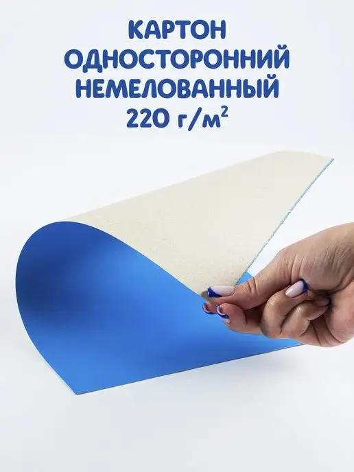 1000 Каталог Цветной картон немелованный для творчества, 16 листов, А4, 16 шт, фото 2