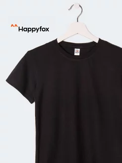 Футболка однотонная 100% хлопок HappyFox 17401164 купить за 372 ₽ в интернет-магазине Wildberries