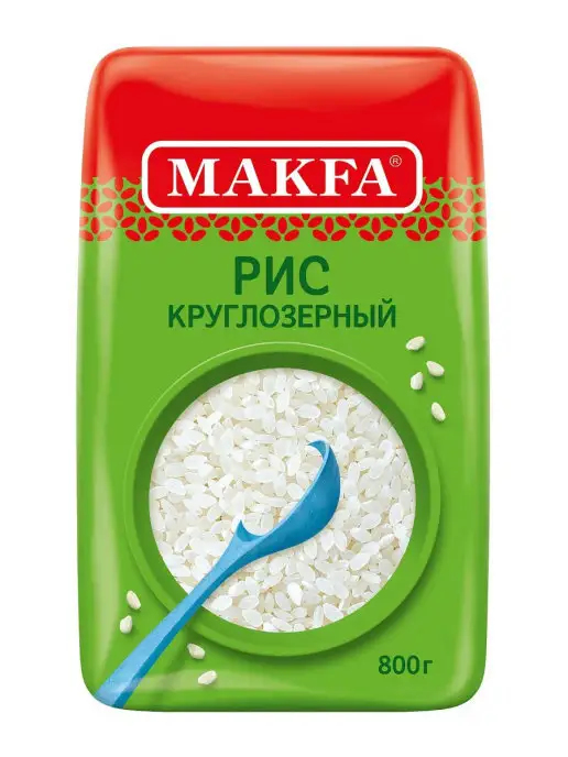 Makfa Рис длиннозерный, обработанный паром 400 г, 800 г