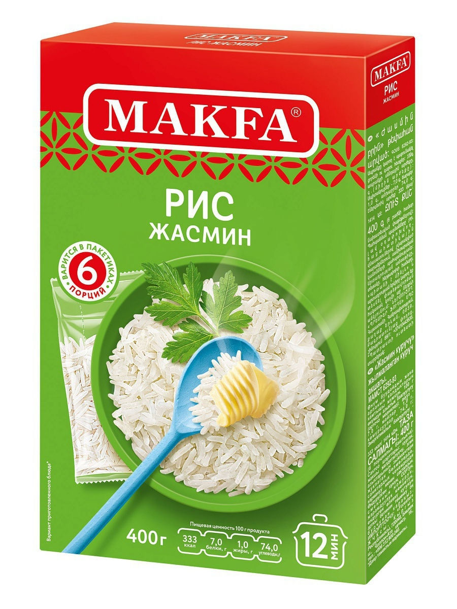 Рис Жасмин 400 г MAKFA 17416635 купить за 143 ₽ в интернет-магазине  Wildberries