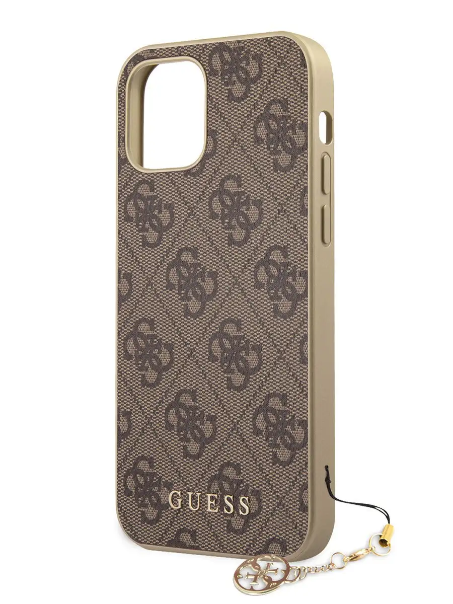 Чехол на iPhone 12 Pro Max из экокожи с подвеской PU leather GUESS 17419943  купить за 2 106 ₽ в интернет-магазине Wildberries