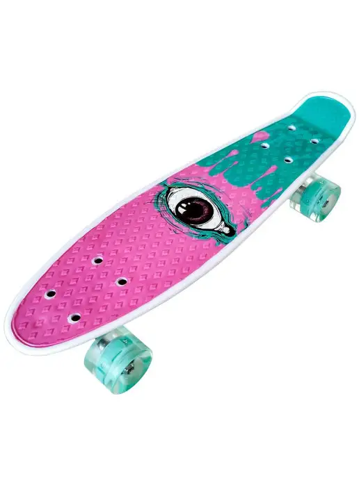HOT.SKATE Скейтборд Пенниборд, розовый