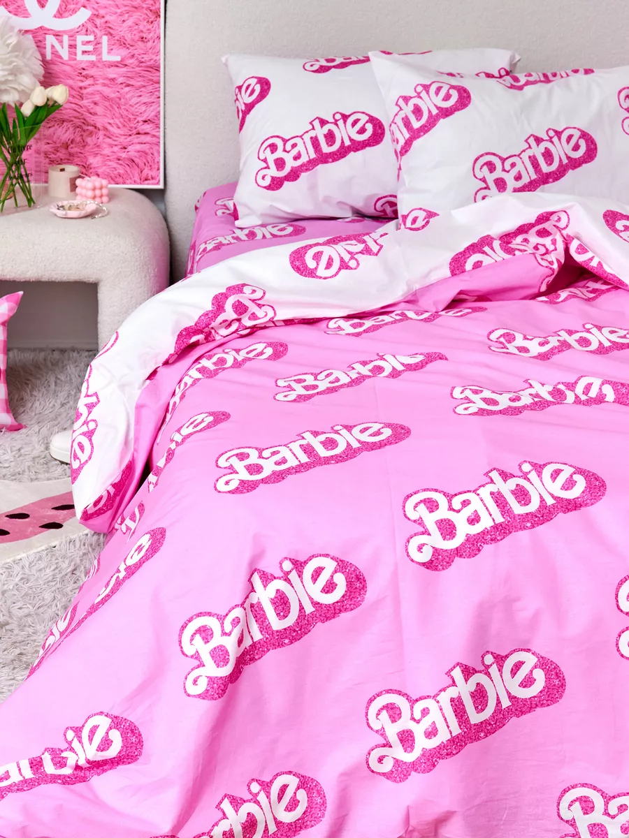 Полуторное постельное белье Барби для девочки купить в Украине - интернет магазин Баюбай