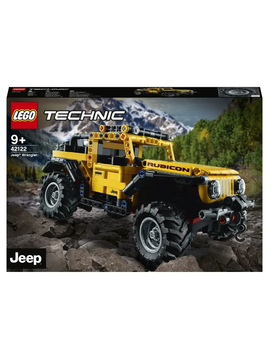 Конструктор LEGO Technic 42122 Jeep Wrangler / активная игра, яркий,  игровой набор, внедорожник LEGO 17529376 купить в интернет-магазине  Wildberries