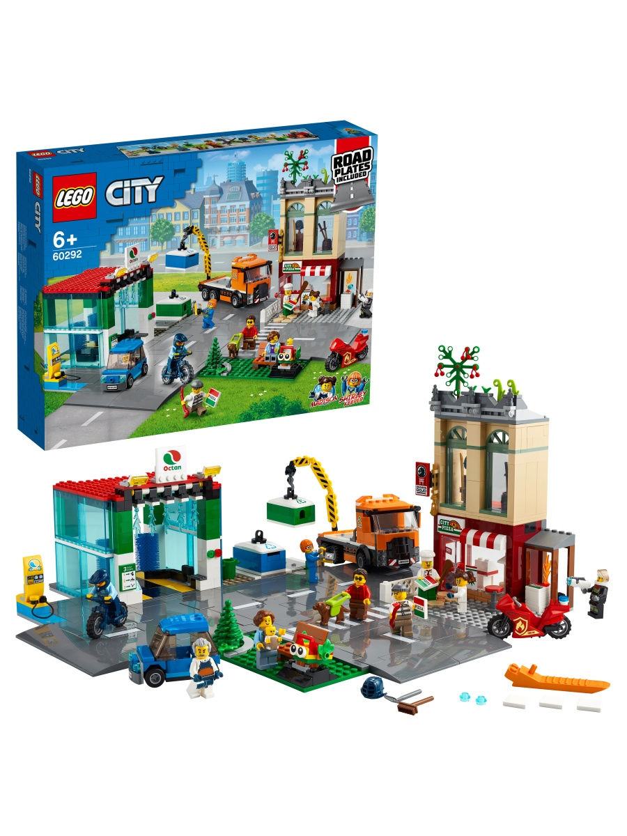 Конструктор LEGO City Community 60292 Центр города / интересный игровой  набор, строительный LEGO 17529396 купить в интернет-магазине Wildberries