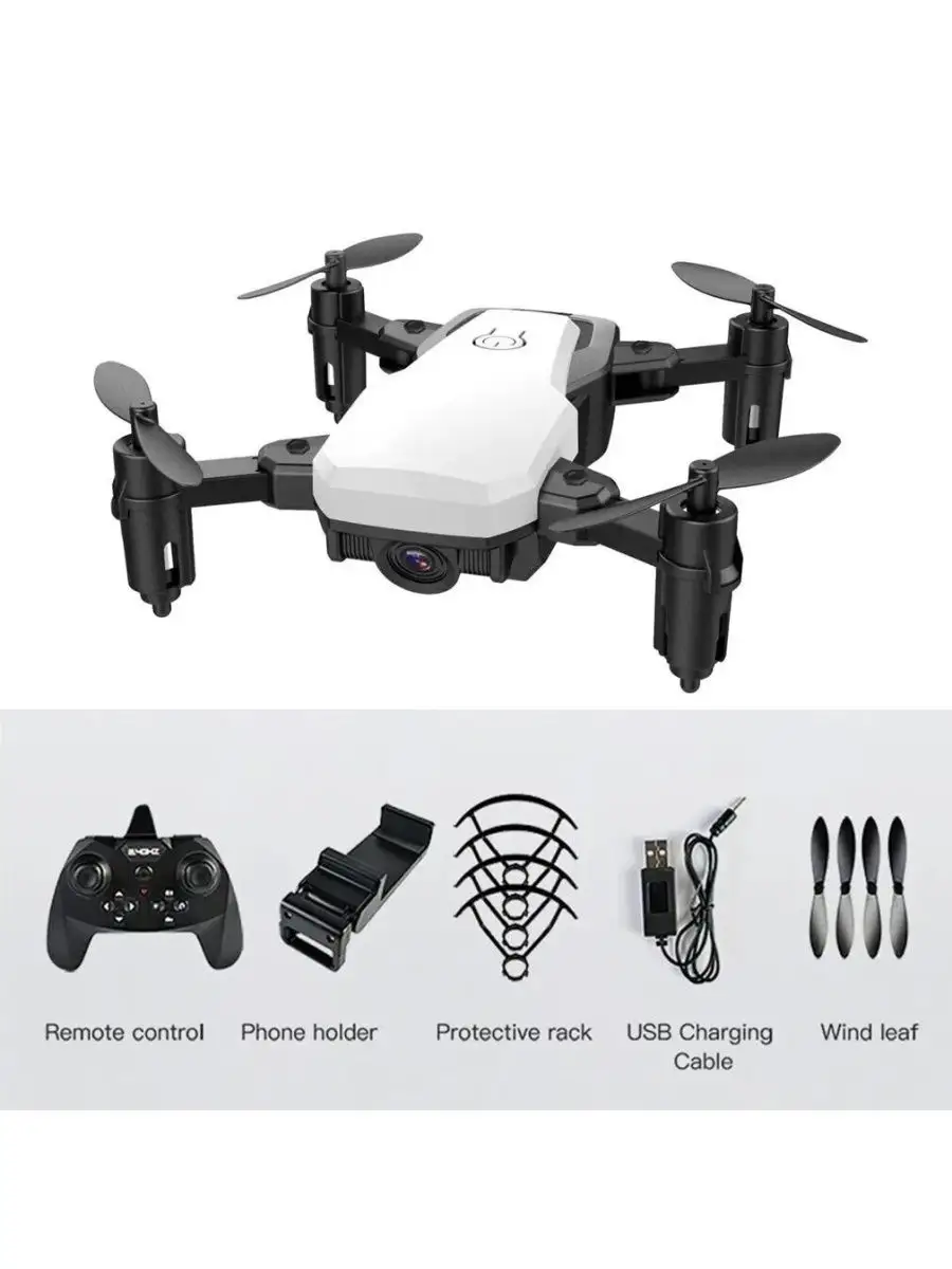 Мини-квадрокоптер с камерой Smart Drone Z10 GoodStore24 17538403 купить за  2 228 ₽ в интернет-магазине Wildberries