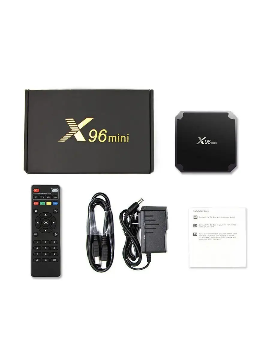 ТВ-приставка android TV x 96 mini 1/8 GOODSTORAGE 17538642 купить в  интернет-магазине Wildberries