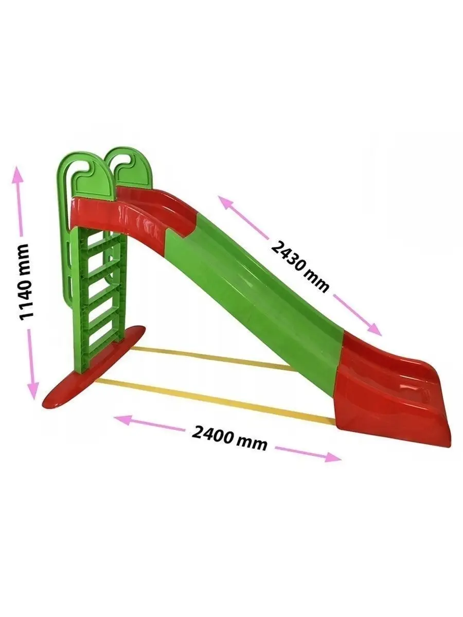 Горка большая спуск 240 см Doloni 17544373 купить в интернет-магазине  Wildberries