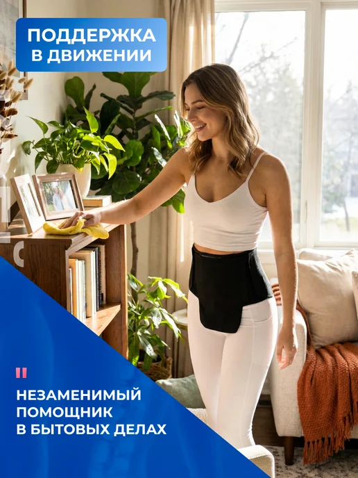 Крейт Бандаж послеоперационный для стомы, черный, фото 13