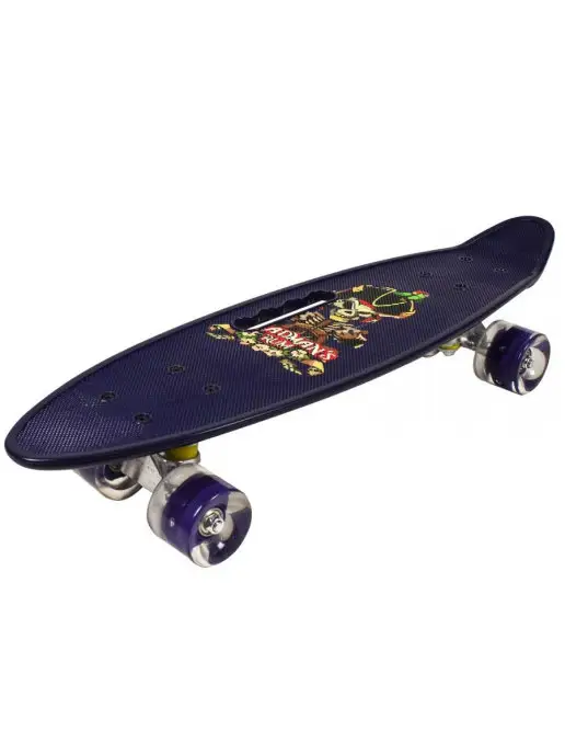 HOT.SKATE Пенниборд Скейтборд Круизер Светящиеся колеса, вариант