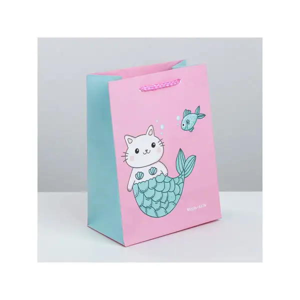 Пакет подарочный, 14,5 х 19,5 х 8,5 см