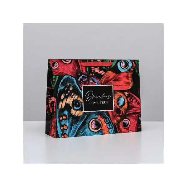 Пакет горизонтальный, подарочный